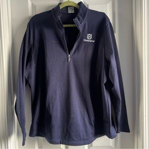 Callaway Husqvarna Navy Weather Series 1/4 zip Pullover